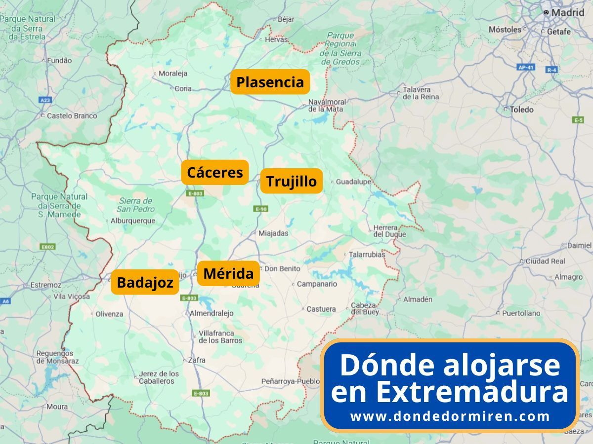 Dónde alojarse en Extremadura: mejores ciudades y hoteles recomendados