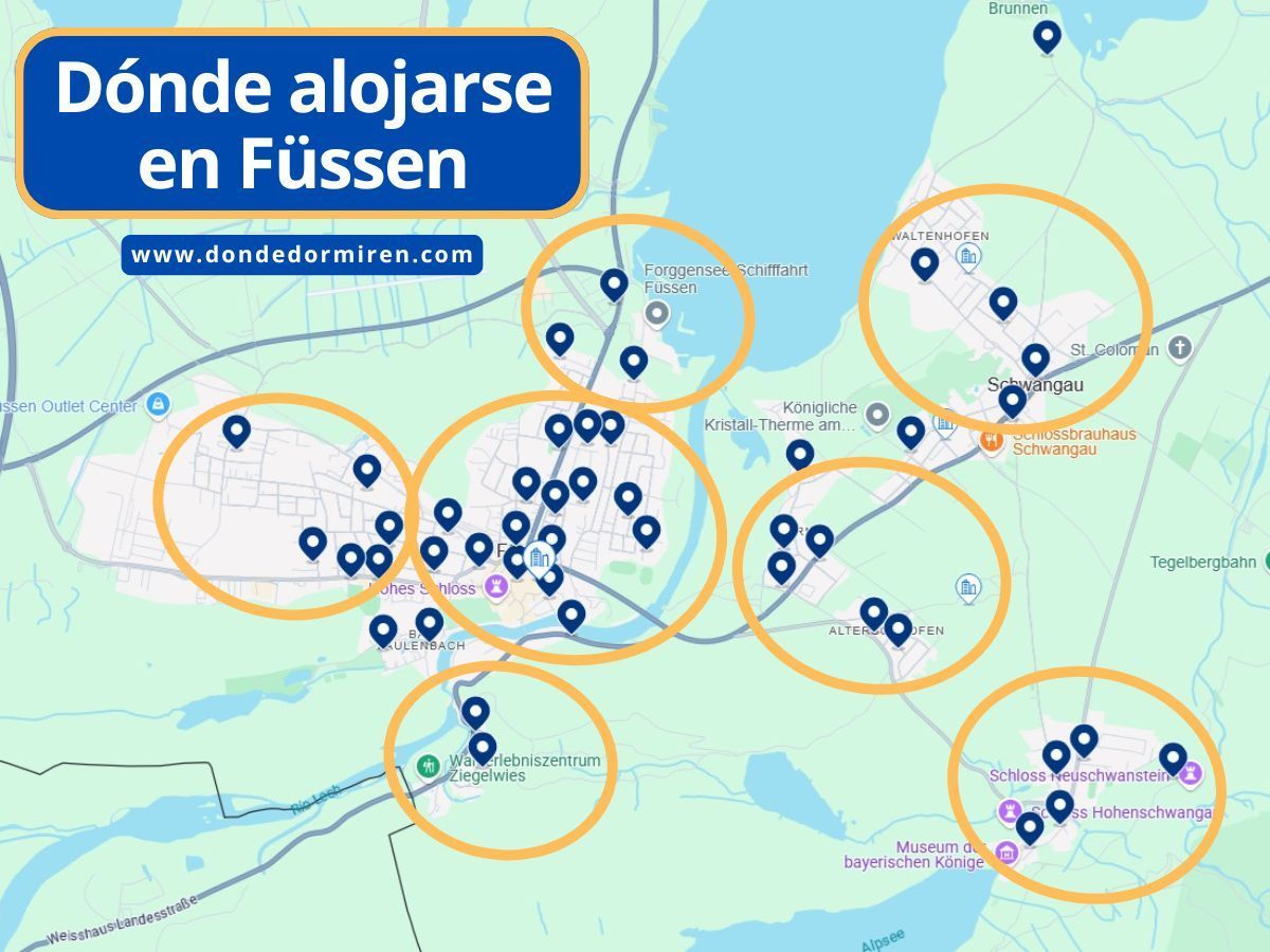 Dónde alojarse en Füssen: mejores zonas y hoteles