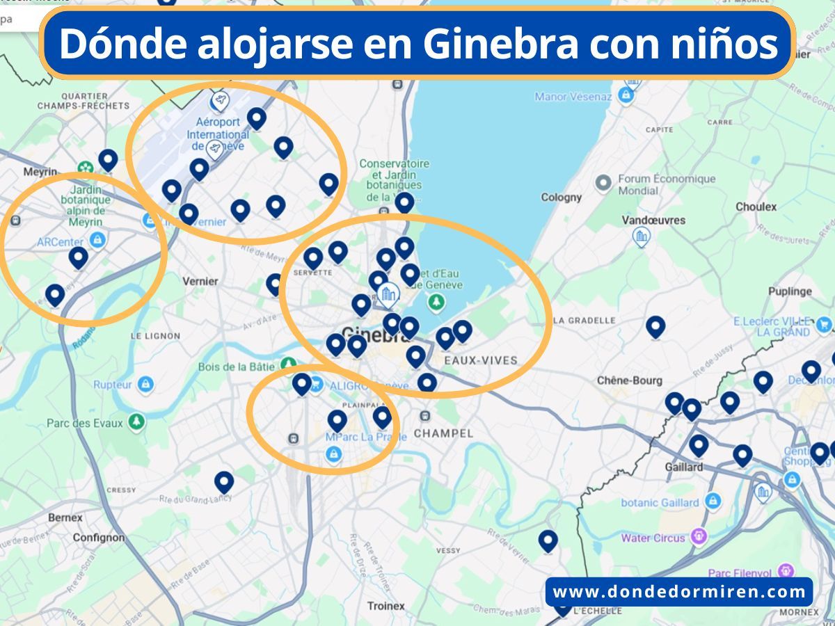 Dónde alojarse en Ginebra con niños: Hoteles Familiares