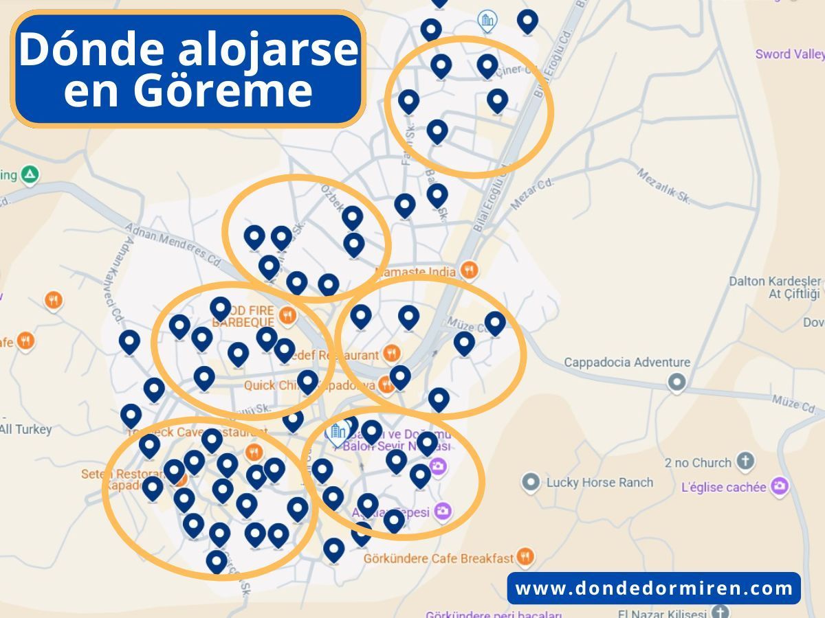 Dónde alojarse en Göreme: Mejores Zonas y Hoteles