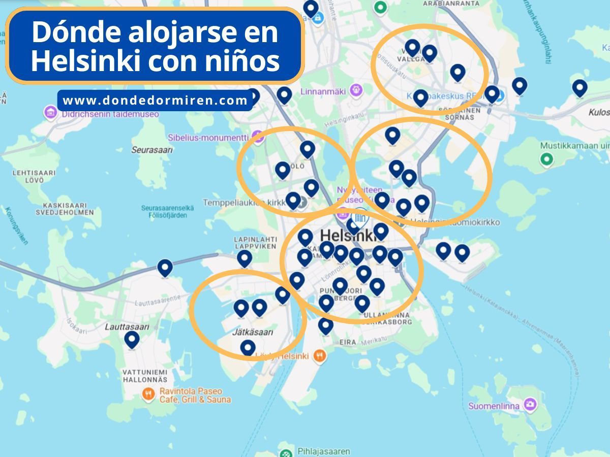 Dónde alojarse en Helsinki con NIÑOS: hoteles familiares