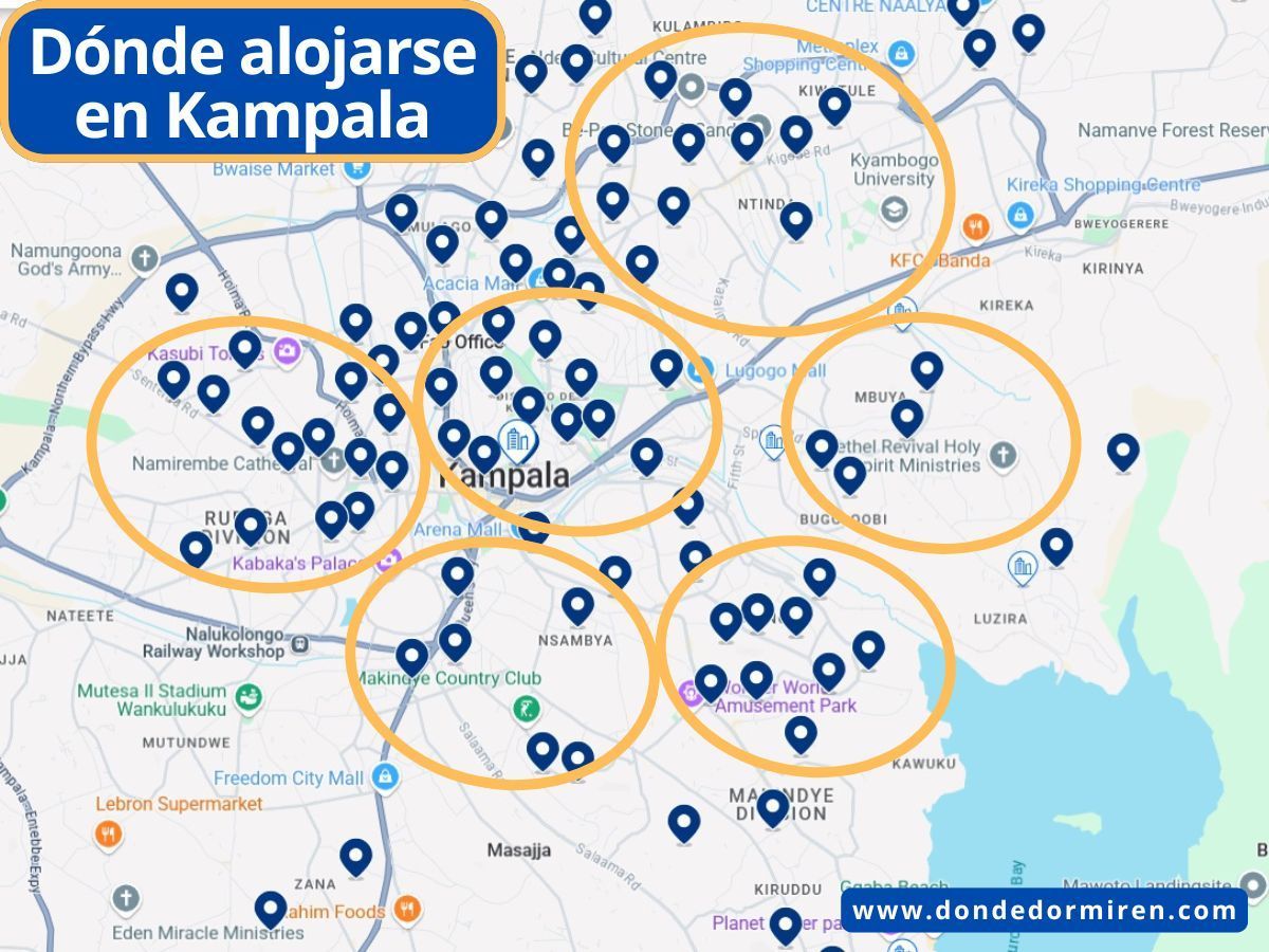 Dónde alojarse en Kampala: mejores zonas y hoteles recomendados