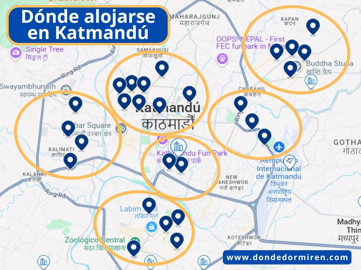 Dónde alojarse en Katmandú: mejores zonas y hoteles