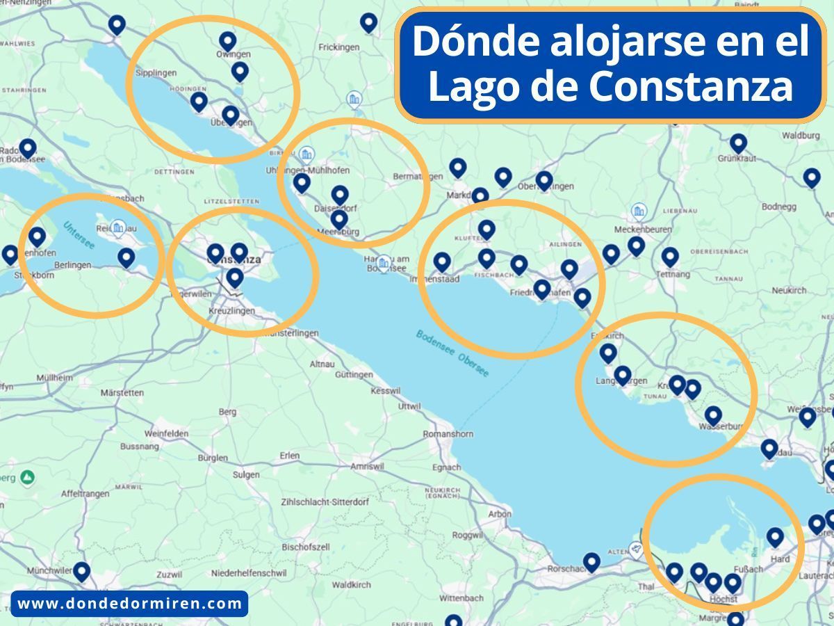 Dónde alojarse en el Lago de Constanza (Bodensee): mejores zonas y hoteles