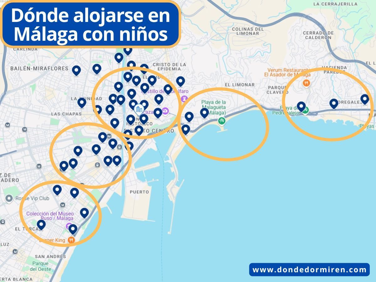 Dónde alojarse en Málaga con NIÑOS: hoteles familiares
