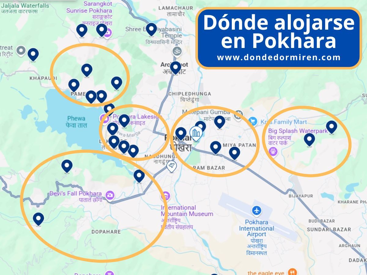 Dónde alojarse en Pokhara: mejores zonas y hoteles recomendados