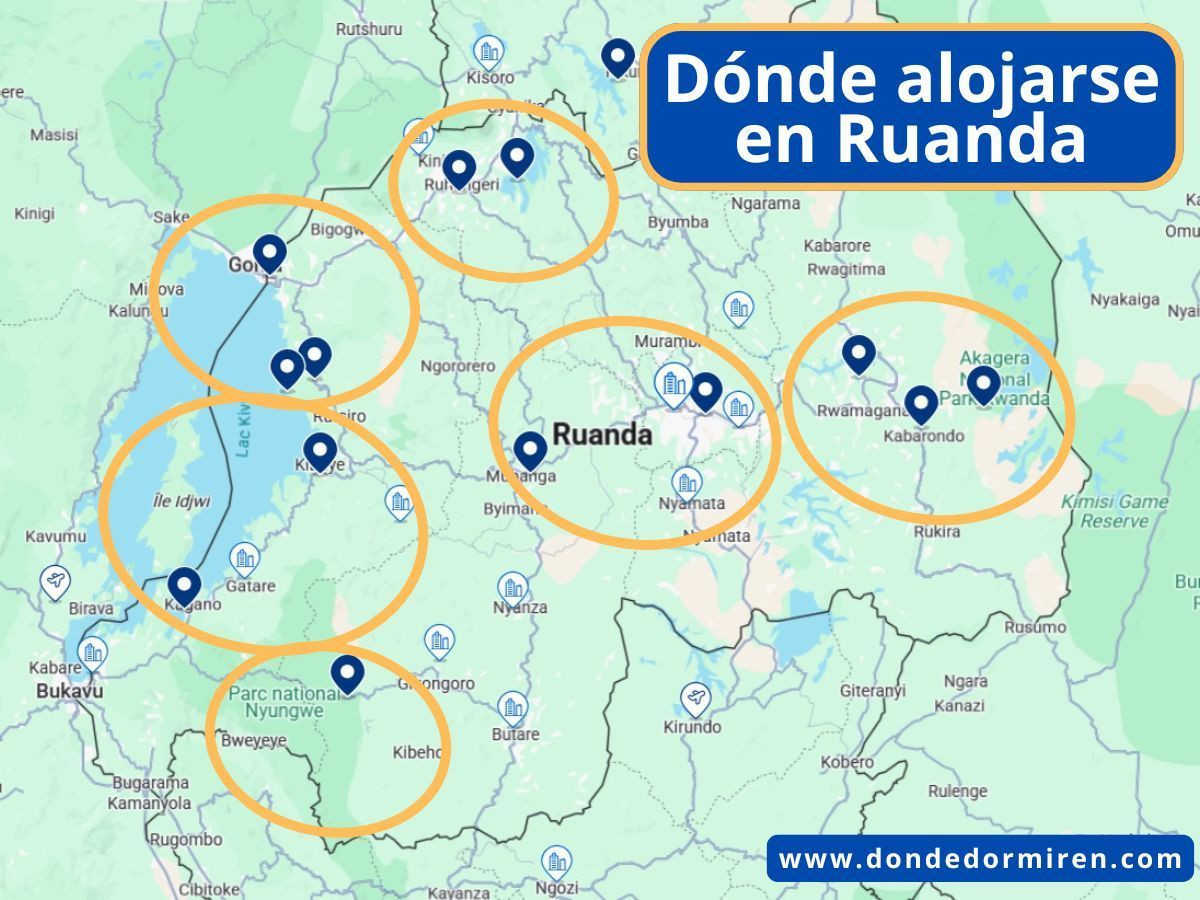 Dónde alojarse en Ruanda: mejores zonas, ciudades y alojamientos