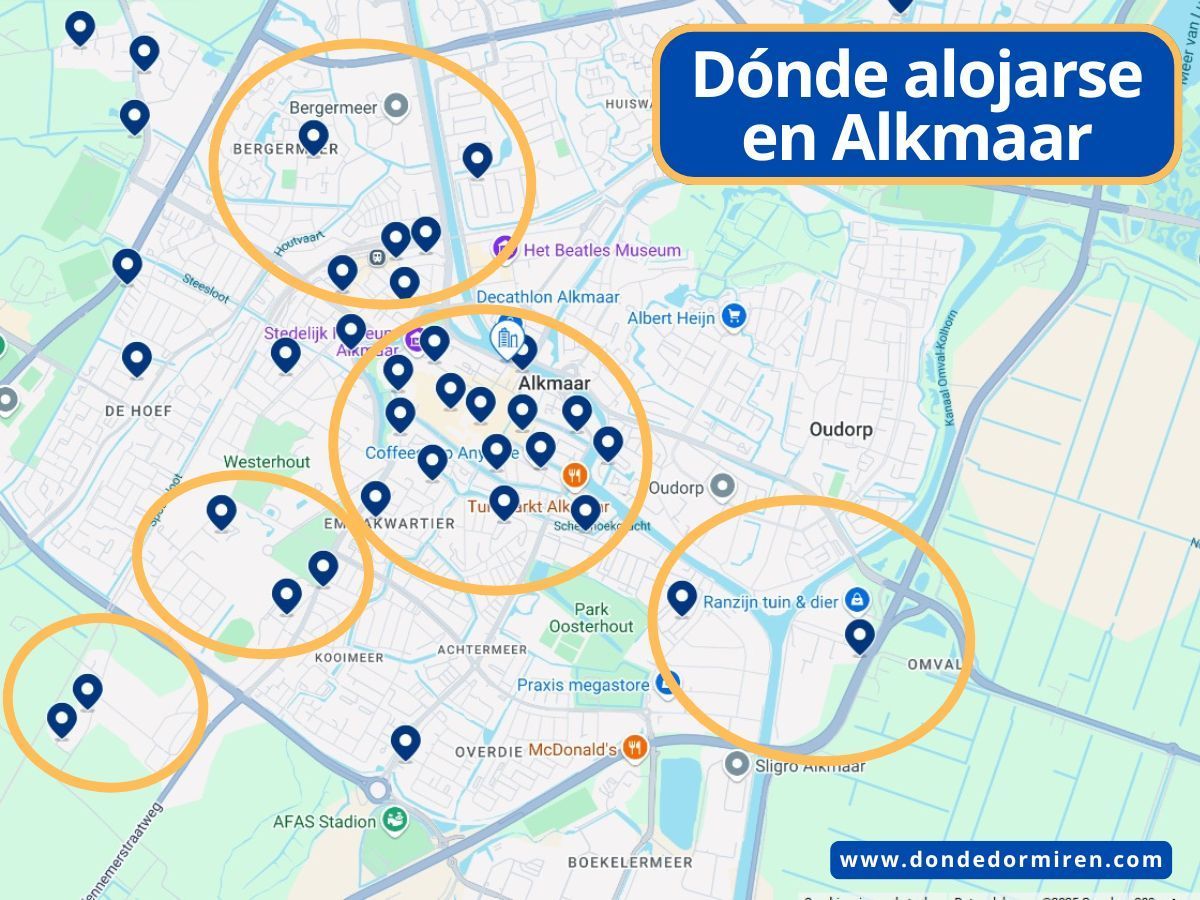 Dónde alojarse en Alkmaar: mejores zonas y hoteles