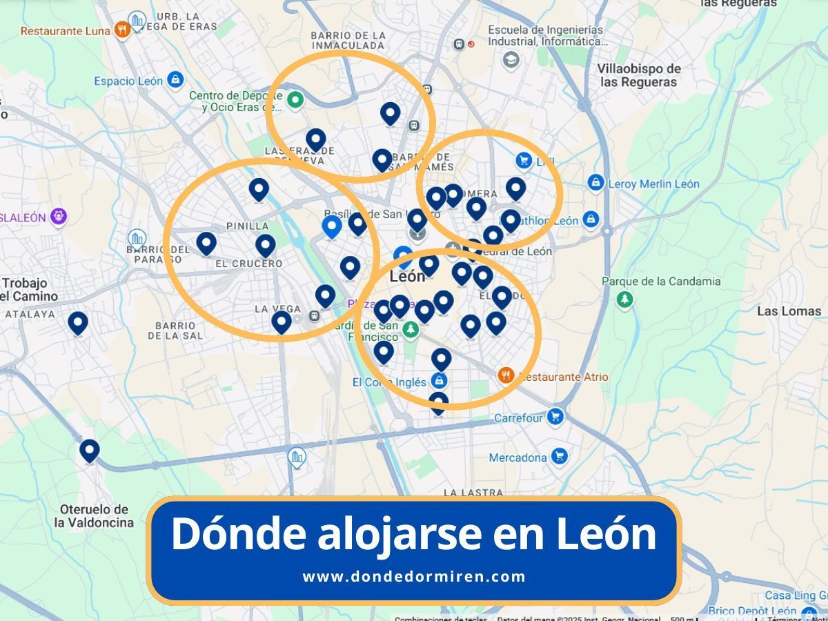 Dónde alojarse en León, España: mejores zonas y hoteles
