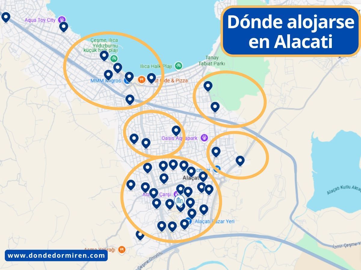 Dónde alojarse en Alacati: Mejores zonas y Hoteles