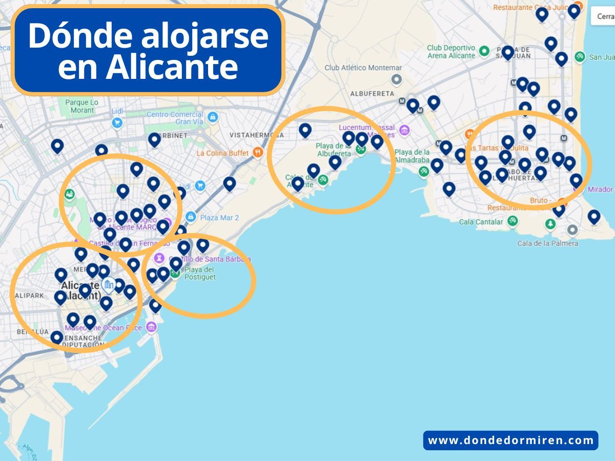 Dónde alojarse en Alicante: mejores zonas y hoteles