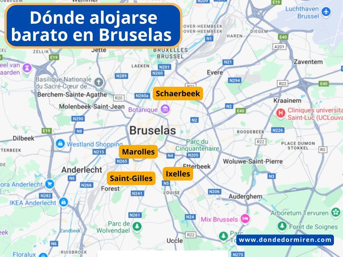 Dónde alojarse barato en Bruselas: mejores zonas y alojamientos económicos
