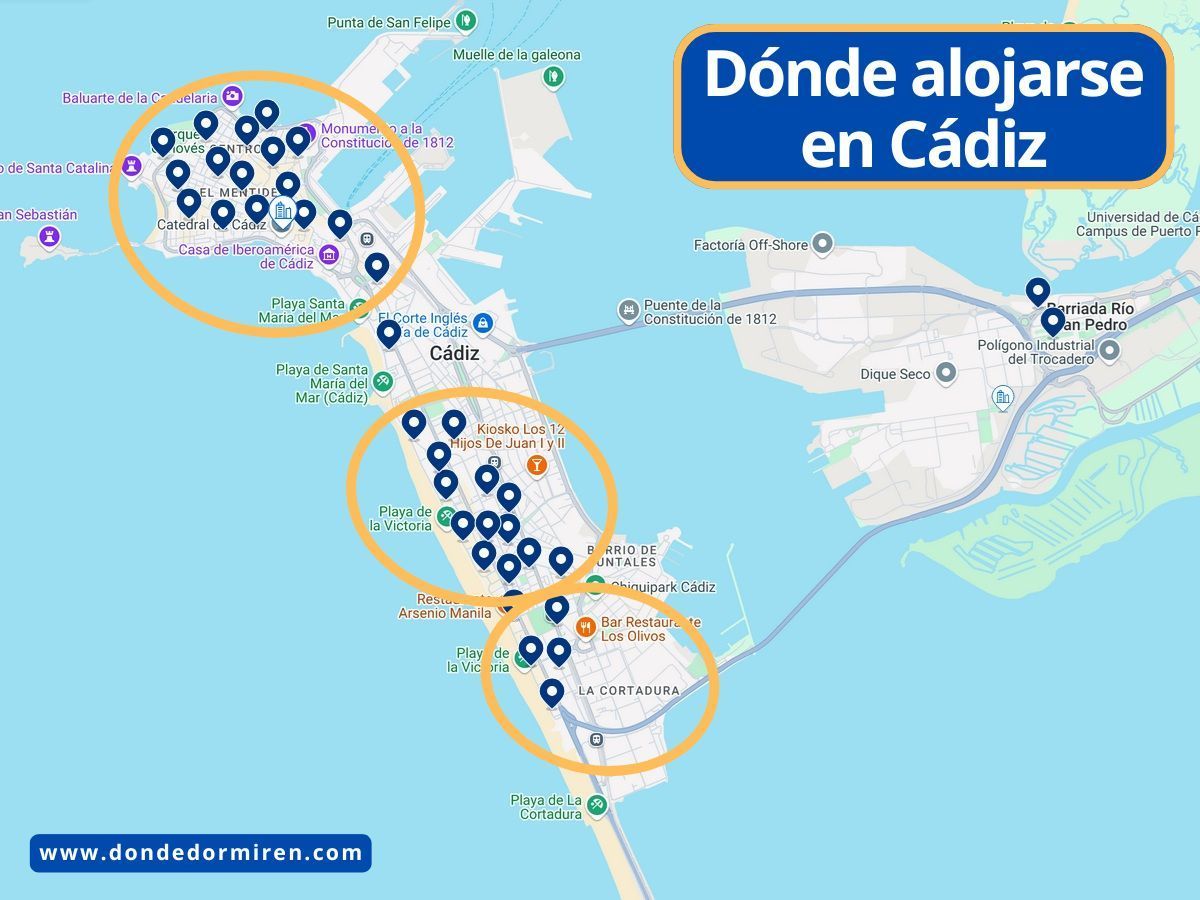 Dónde alojarse en Cádiz: Mejores Zonas y Hoteles