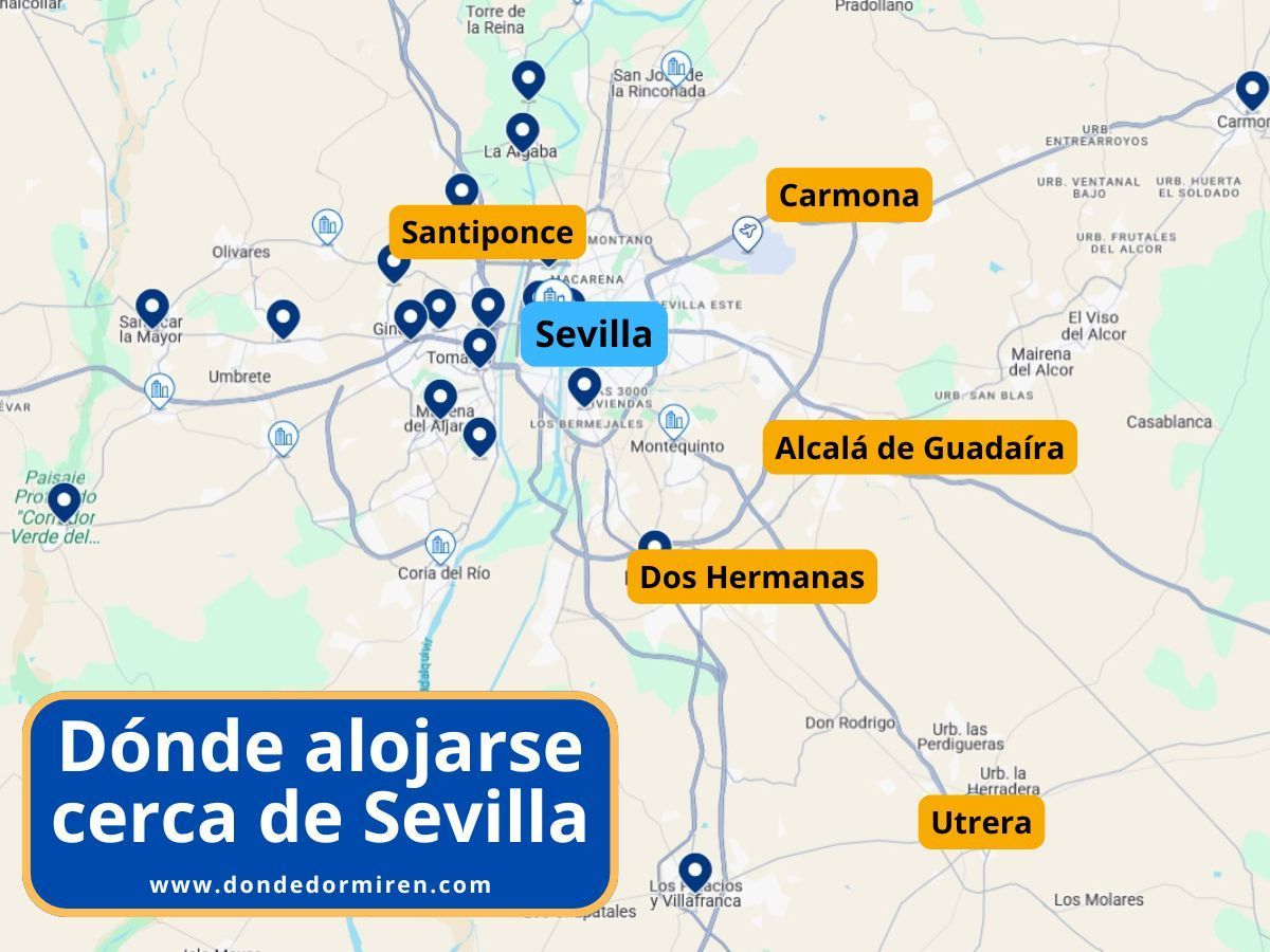 5 Pueblos cerca de Sevilla dónde dormir (y visitar)
