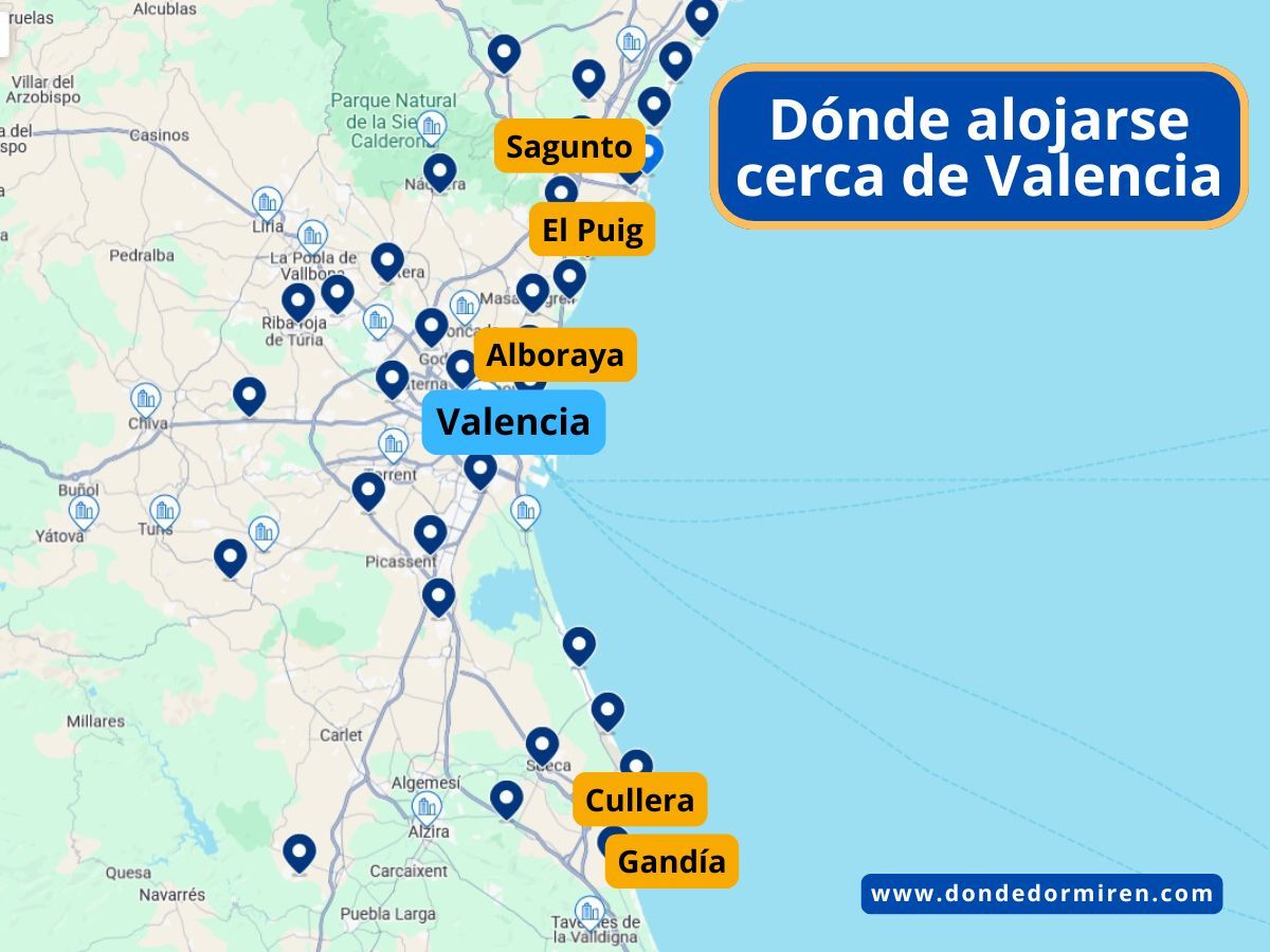 5 Pueblos cerca de Valencia dónde dormir (y visitar)