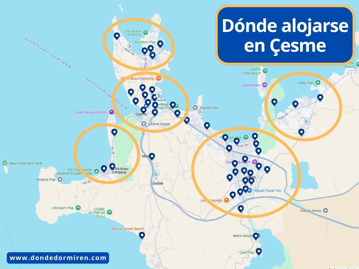Dónde alojarse en Cesme: Mejores Zonas y Hoteles