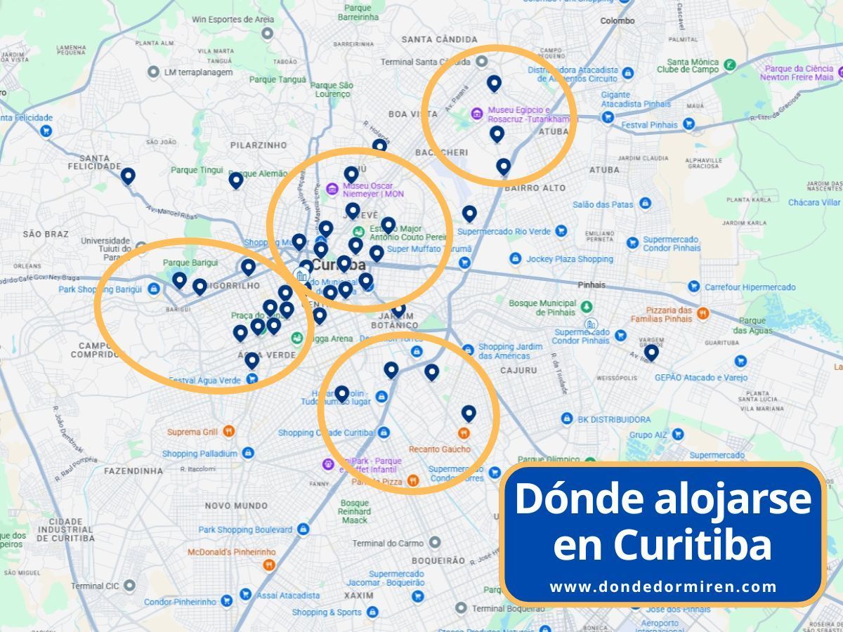 Dónde alojarse en Curitiba: Mejores Zonas y Hoteles