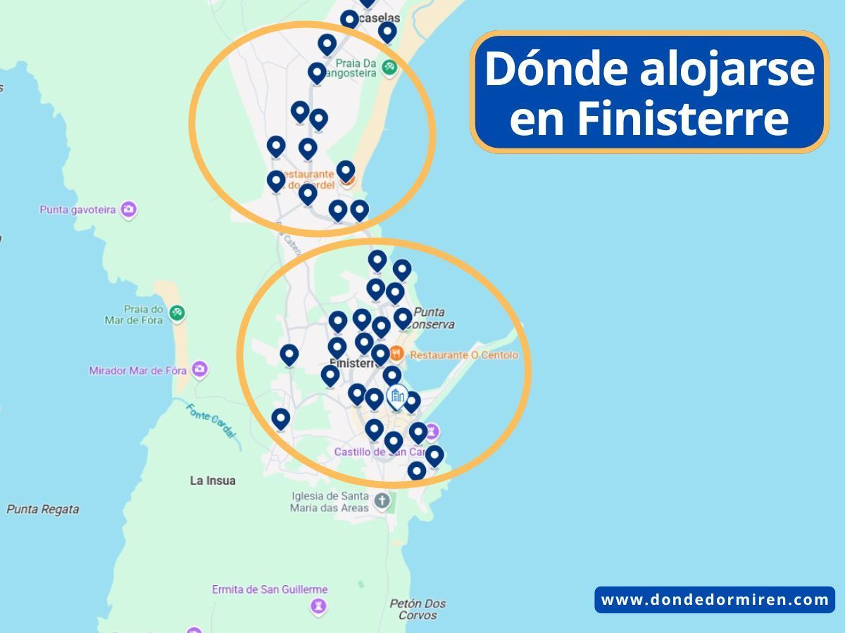 Dónde alojarse en Finisterre: mejores zonas y hoteles