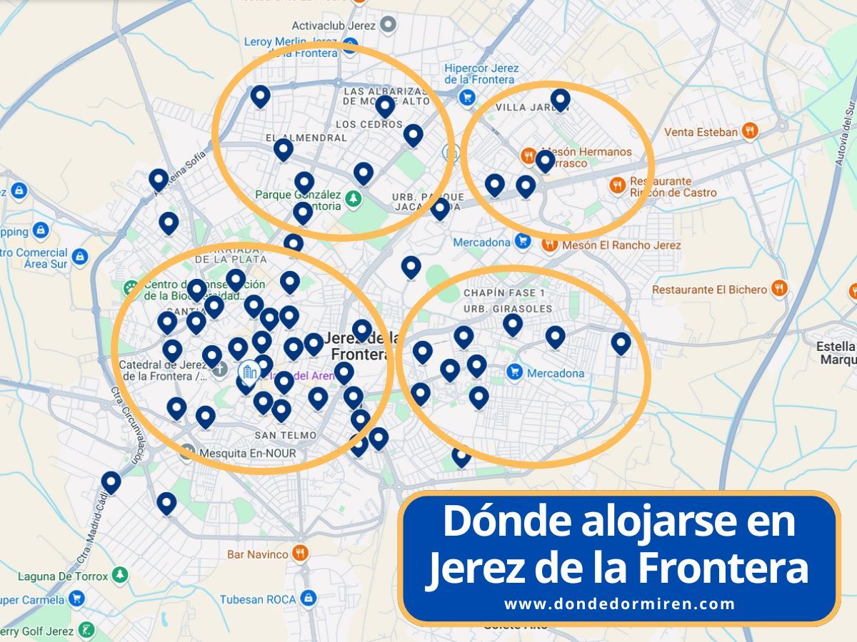 Dónde alojarse en Jerez de la Frontera: Mejores Zonas y Hoteles
