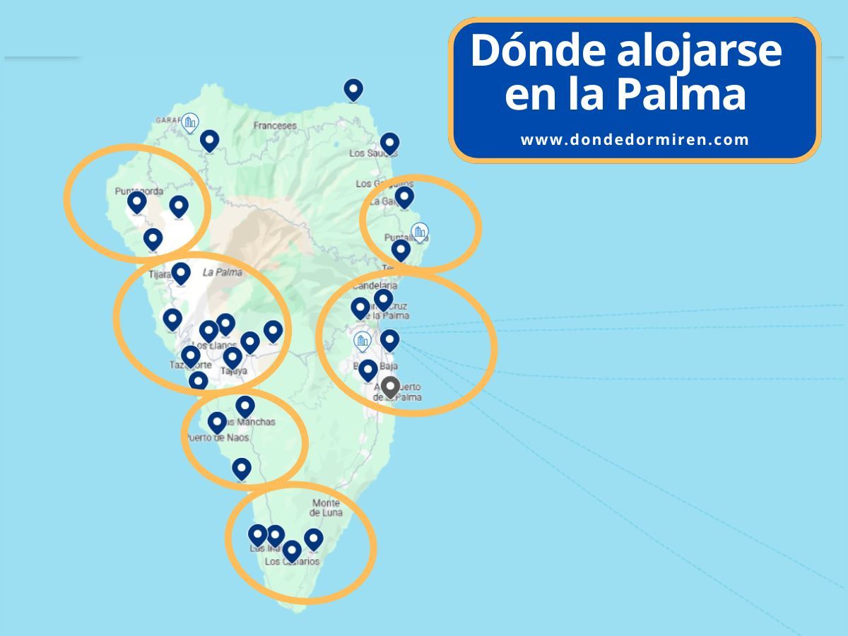 Dónde alojarse en La Palma: Mejores zonas y Hoteles