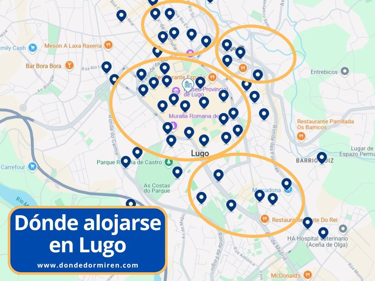 Dónde alojarse en Lugo: mejores zonas y hoteles