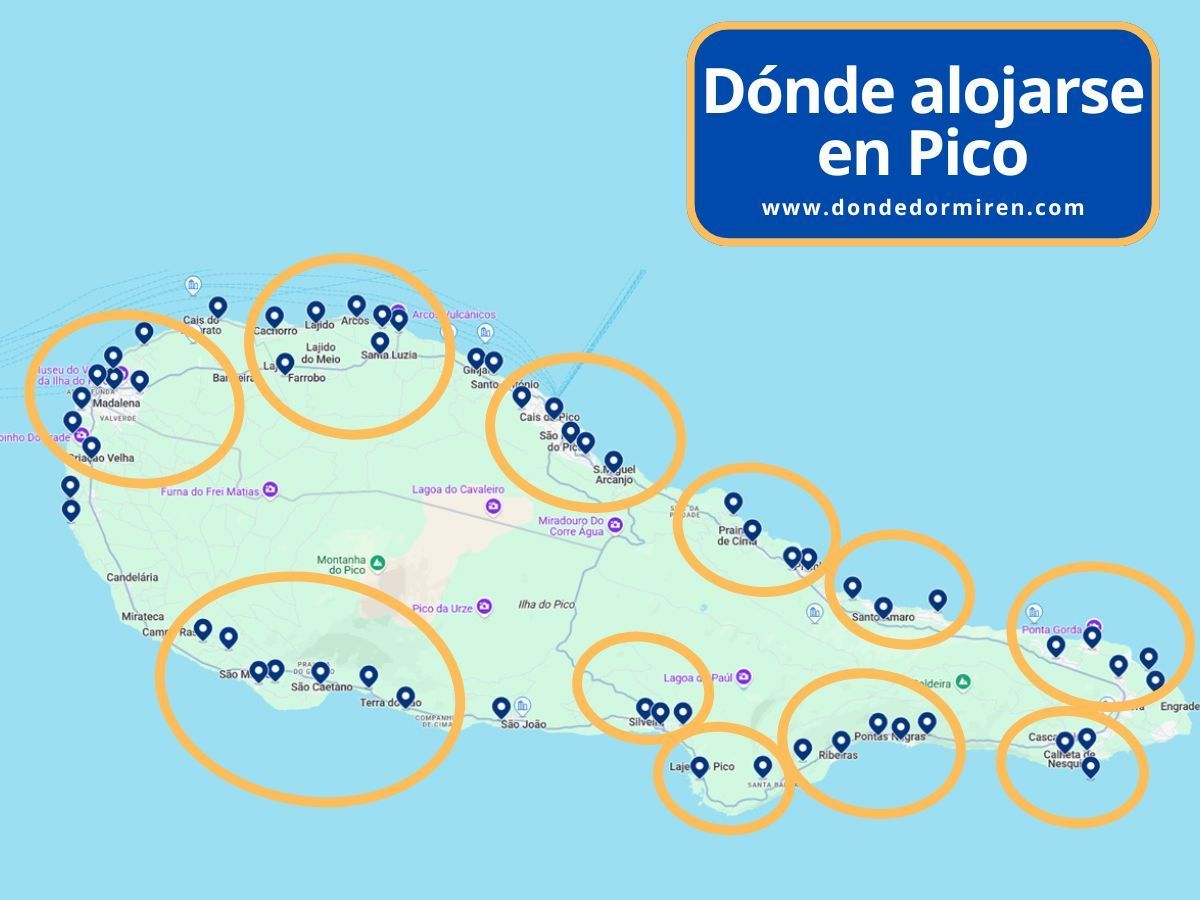 Dónde alojarse en Pico (Azores): Mejores zonas y Hoteles