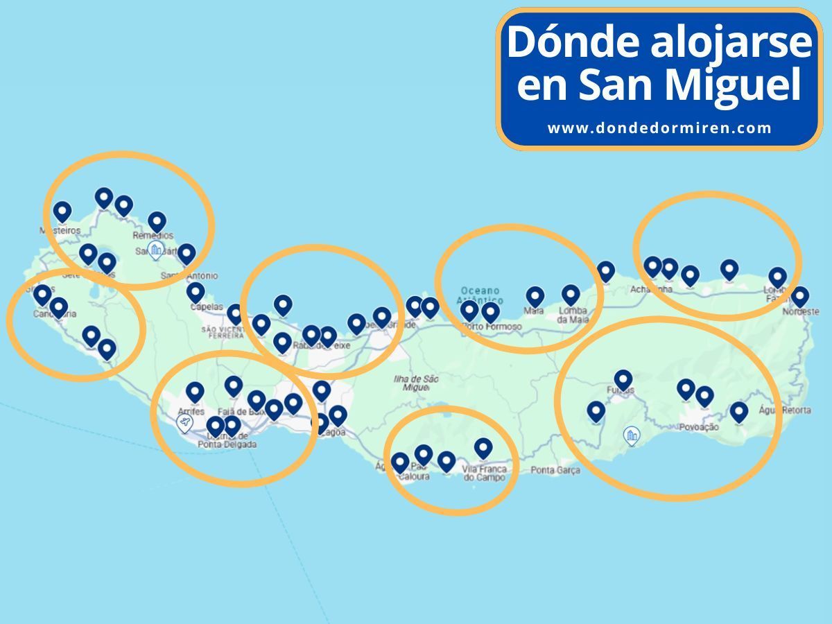 Dónde alojarse en San Miguel Azores: Mejores Zonas y Hoteles