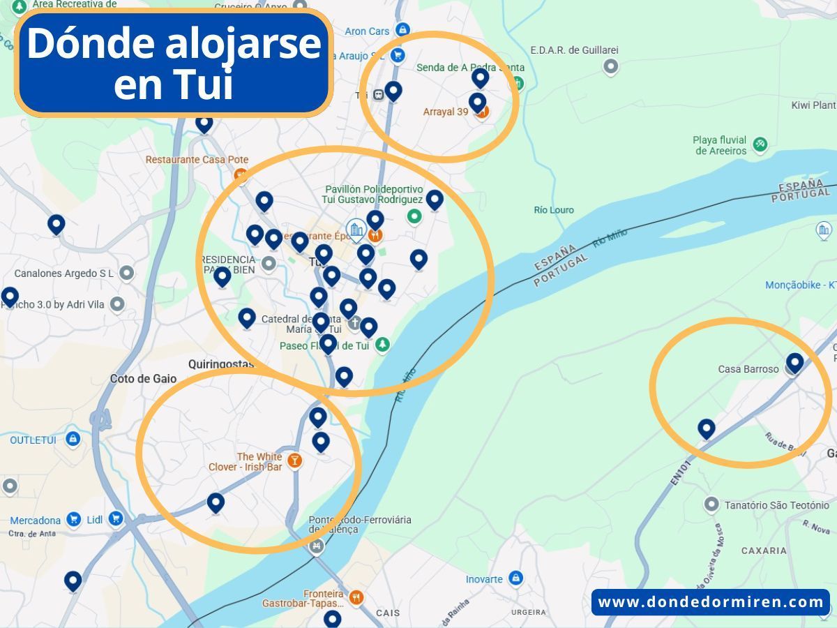 Dónde alojarse en Tui: mejores zonas y alojamientos