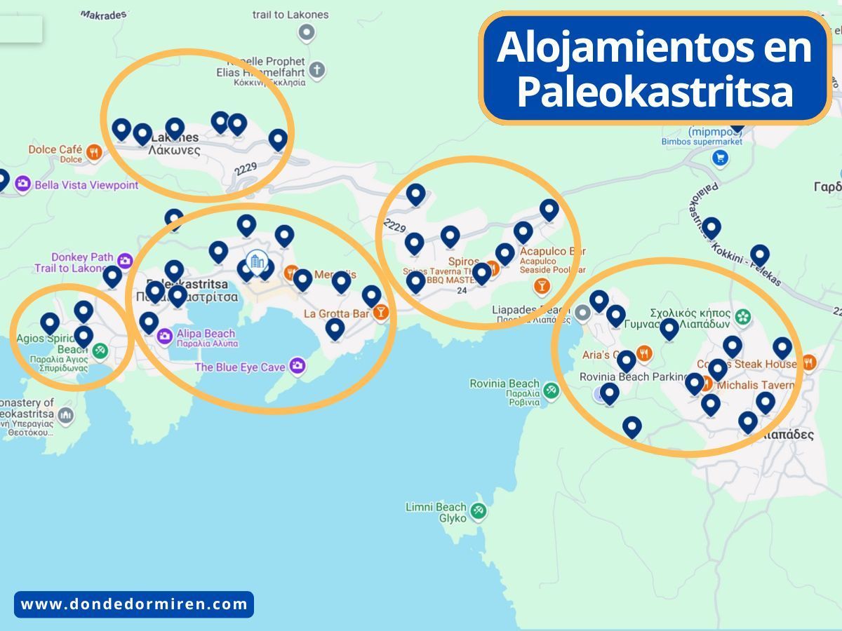 Alojamientos en Paleokastritsa: Mejores Hoteles