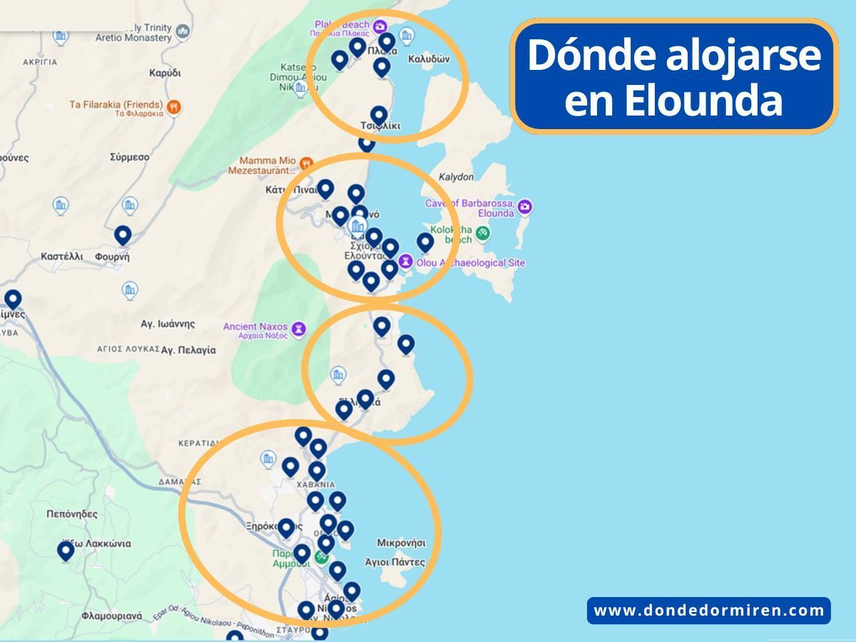 Dónde alojarse en Elounda: Mejores Zonas y Hoteles