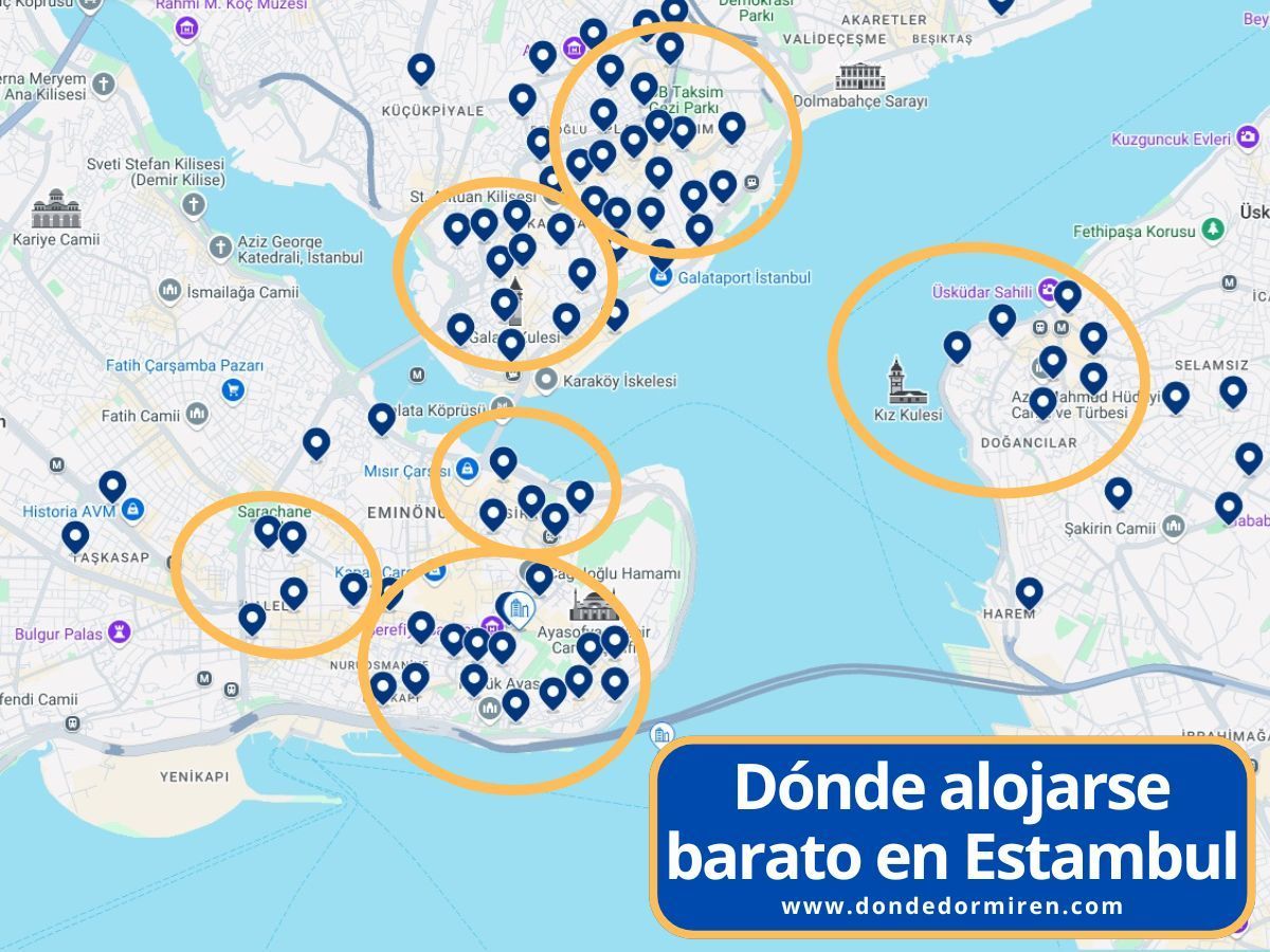 Dónde alojarse barato en Estambul: mejores zonas, hoteles