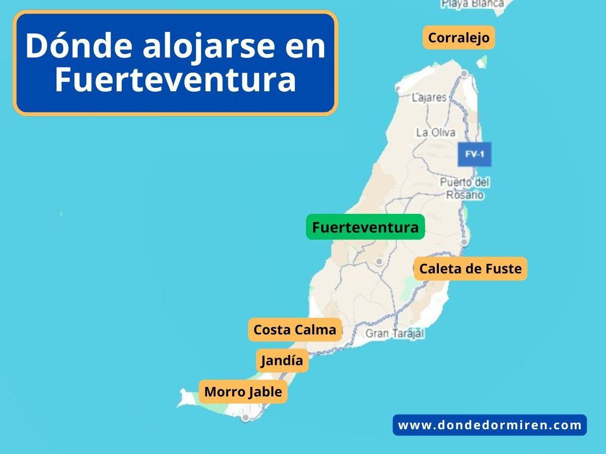 Dónde alojarse en Fuerteventura: norte, sur, con o sin viento