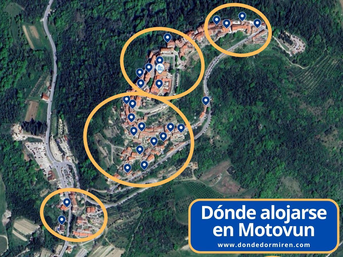 Dónde alojarse en Motovun: Mejores Zonas y Hoteles