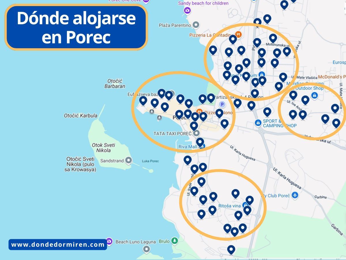 Dónde alojarse en Porec: Mejores zonas y Hoteles