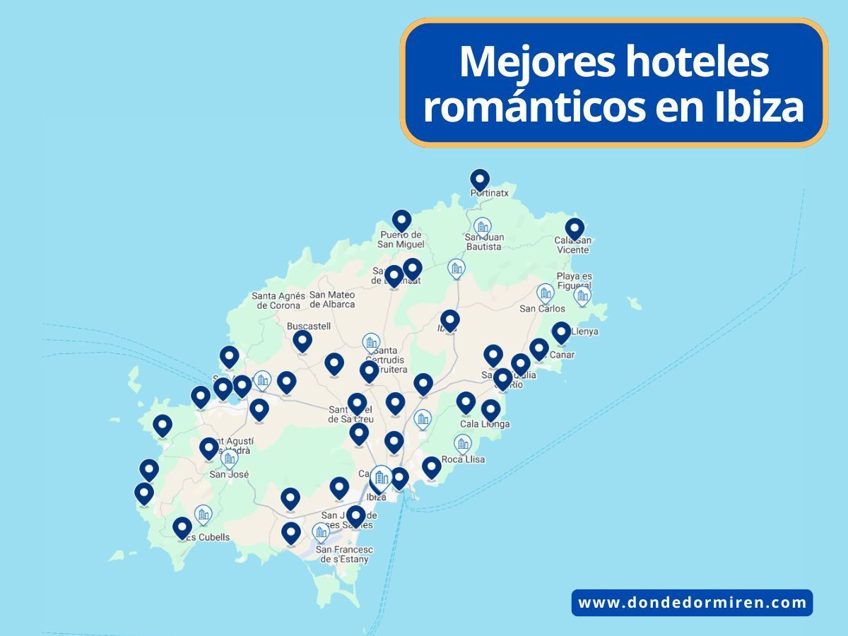 Los 15 Hoteles más románticos en Ibiza