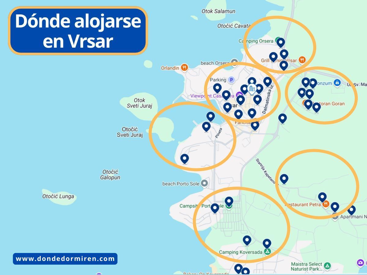 Dónde alojarse en Vrsar: Mejores Zonas y Hoteles