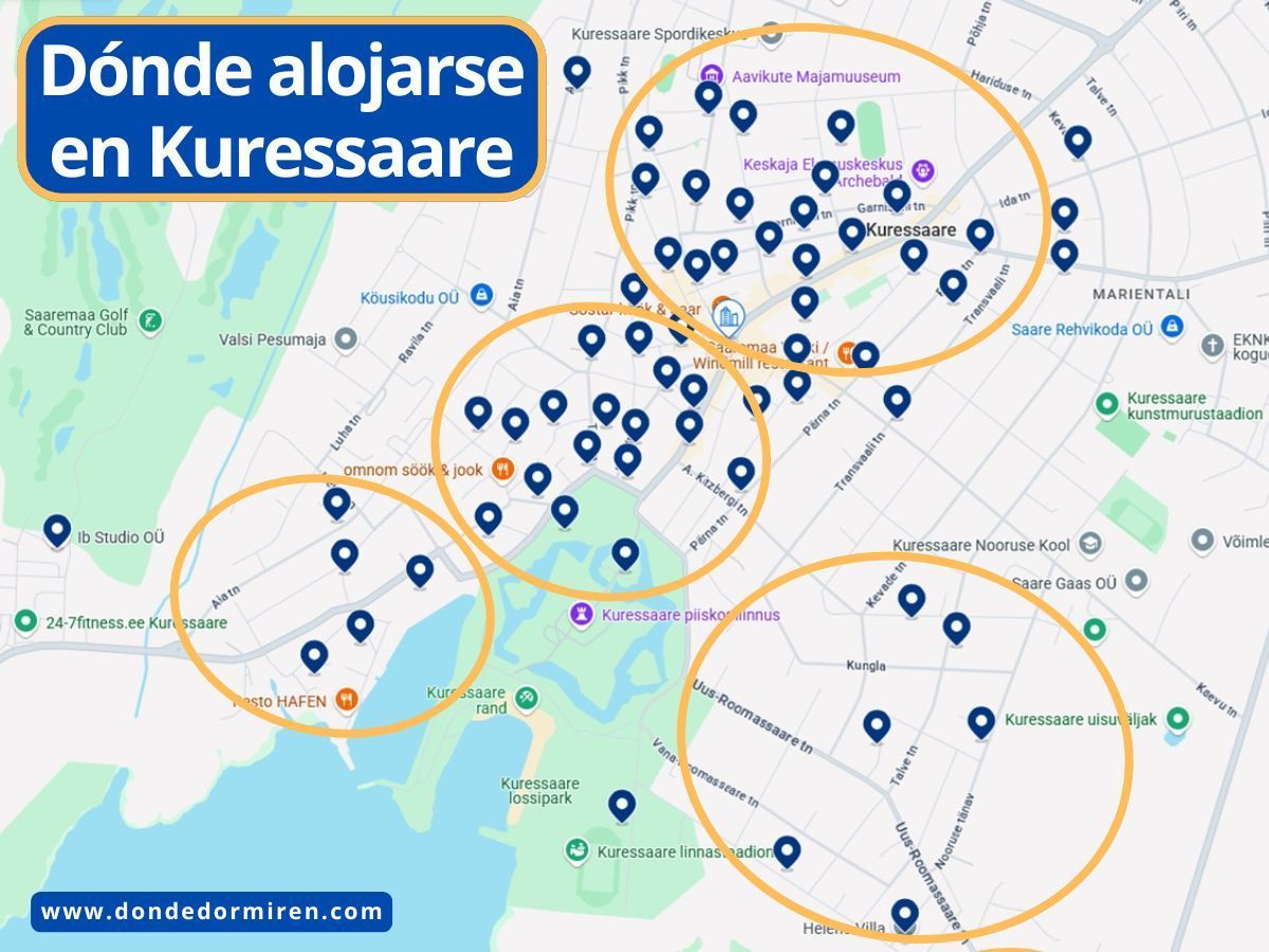 Dónde alojarse en Kuressaare: mejores zonas y hoteles con encanto