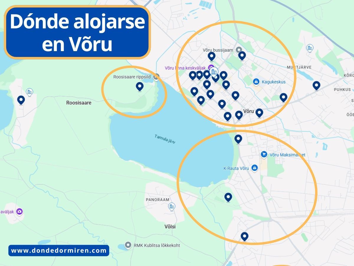 Dónde alojarse en Võru: mejores zonas y hoteles