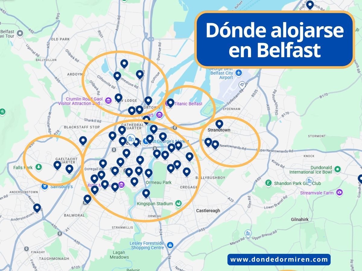 Dónde alojarse en Belfast, Irlanda del Norte: mejores zonas y hoteles