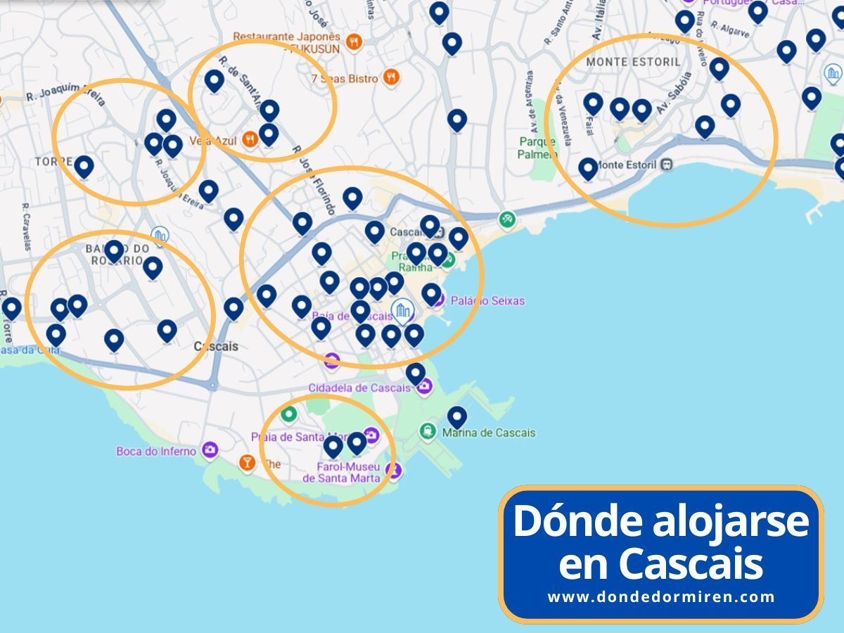 Dónde alojarse en Cascais: mejores zonas y hoteles recomendados