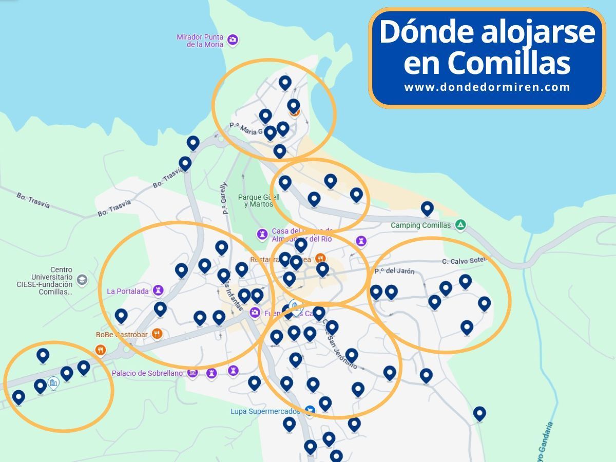 Dónde alojarse en Comillas: mejores zonas y hoteles