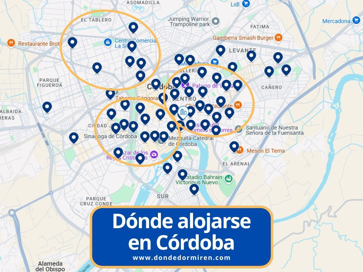 Dónde alojarse en Córdoba: mejores zonas y hoteles