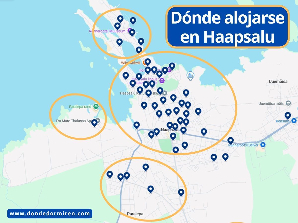 Dónde alojarse en Haapsalu: mejores zonas y hoteles con encanto costero