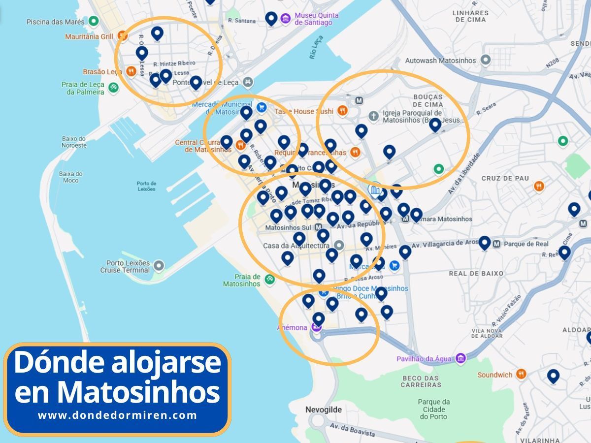 Dónde alojarse en Matosinhos: mejores zonas y hoteles
