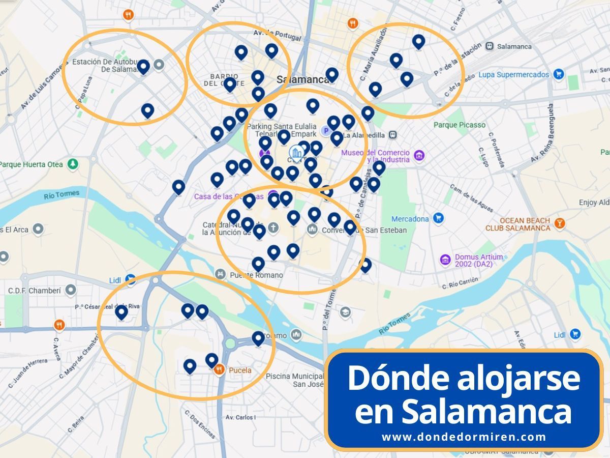 Dónde alojarse en Salamanca: mejores zonas y hoteles
