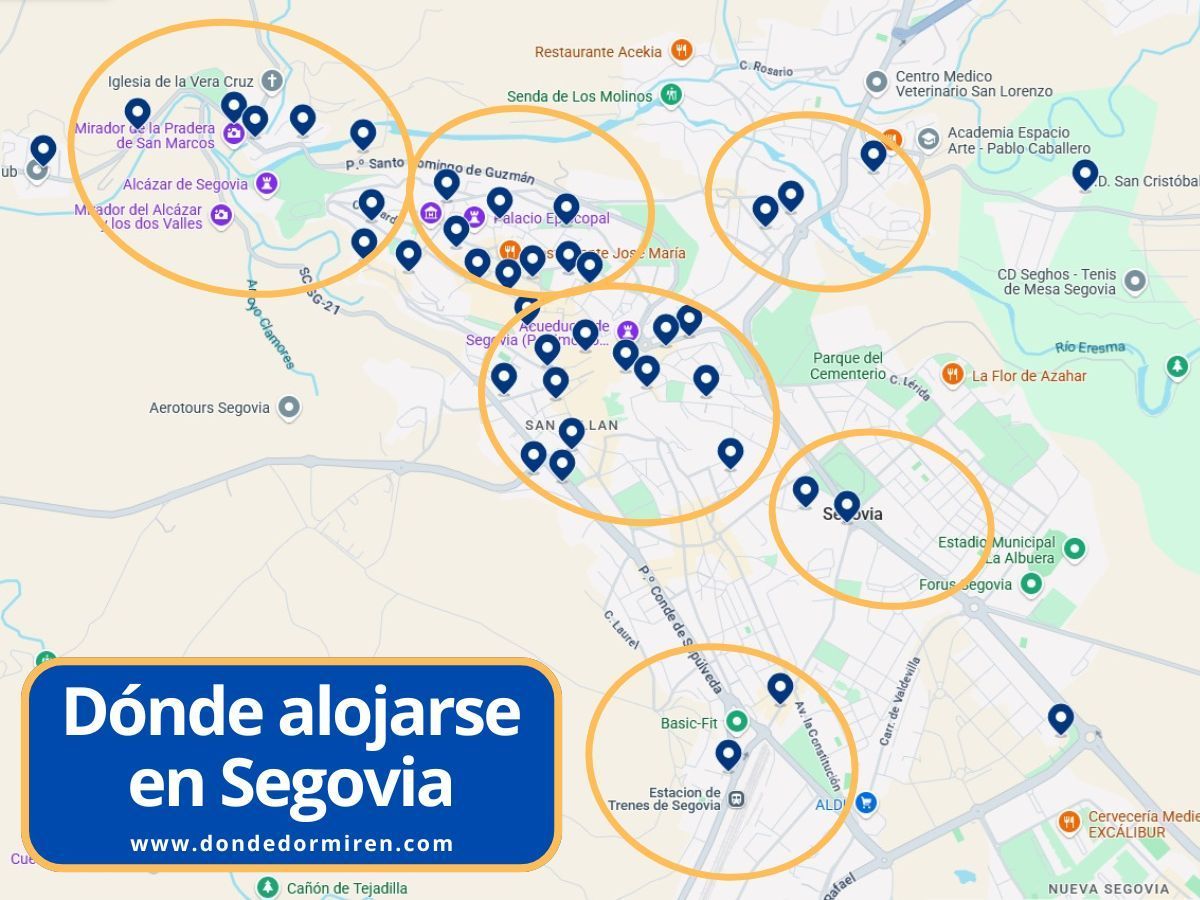 Dónde alojarse en Segovia: mejores zonas y hoteles