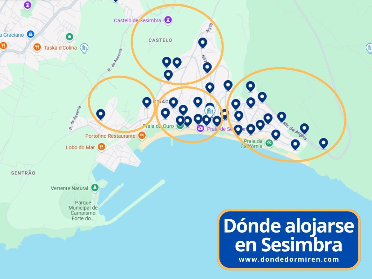 Dónde alojarse en Sesimbra: mejores zonas y hoteles