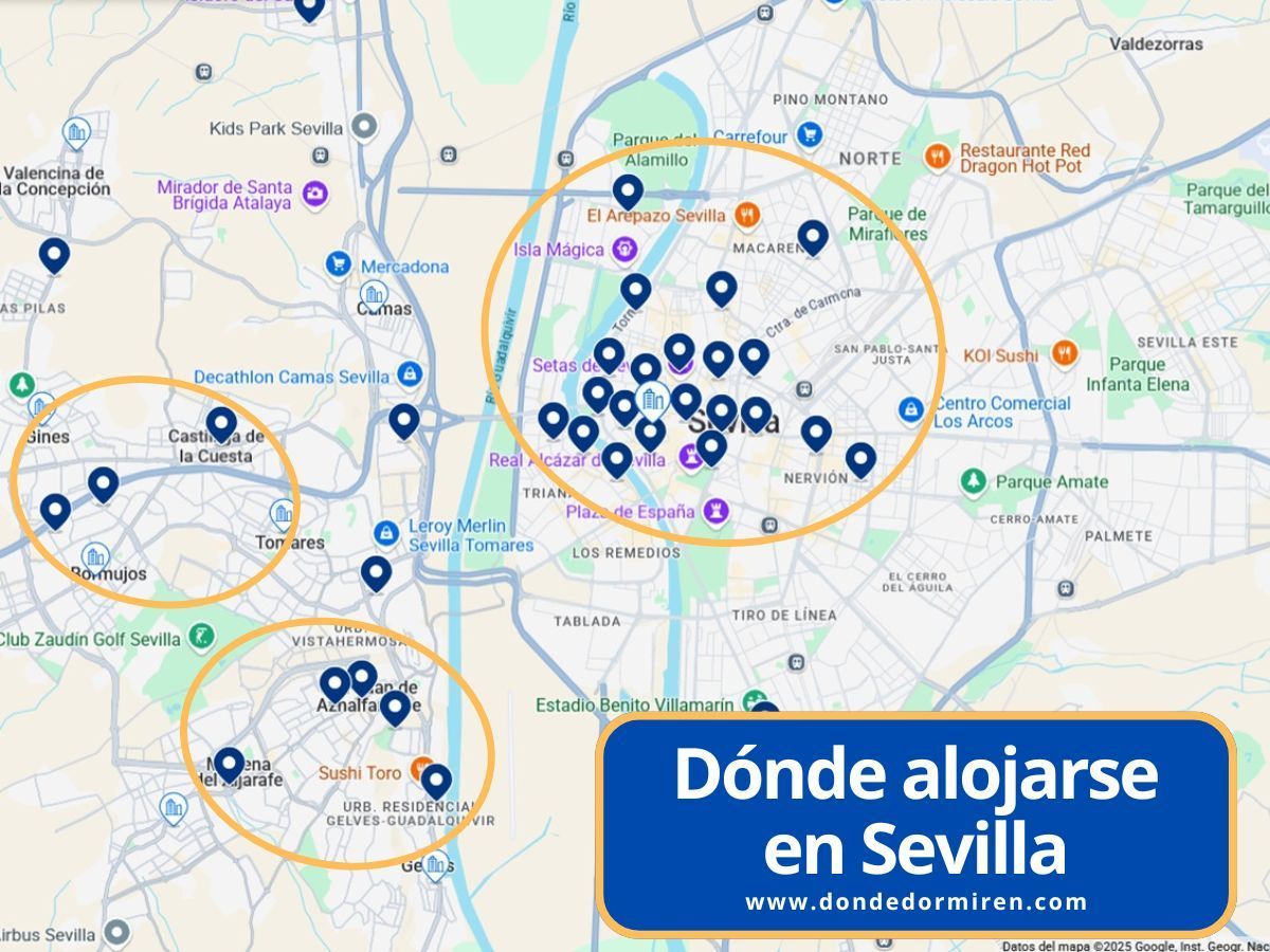 Dónde alojarse en Sevilla: mejores zonas y hoteles