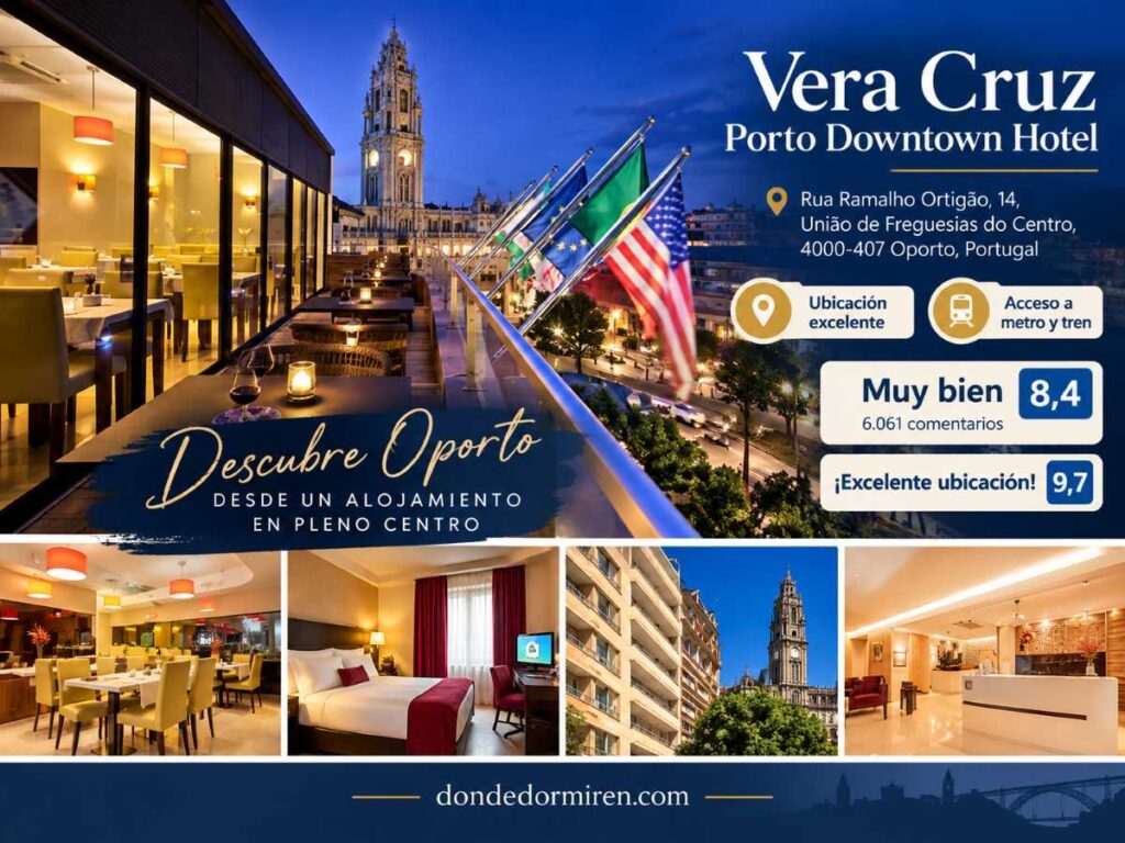 Vera Cruz Porto Downtown Hotel Vera Cruz Porto Downtown Hotel, alojamiento con terraza en la azotea en la Baixa de Oporto
