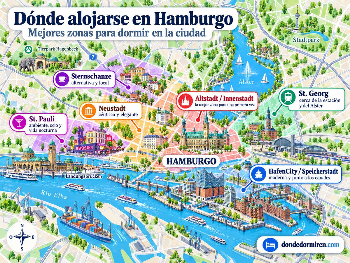 Dónde alojarse en Hamburgo, Alemania – Mejores zonas y hoteles